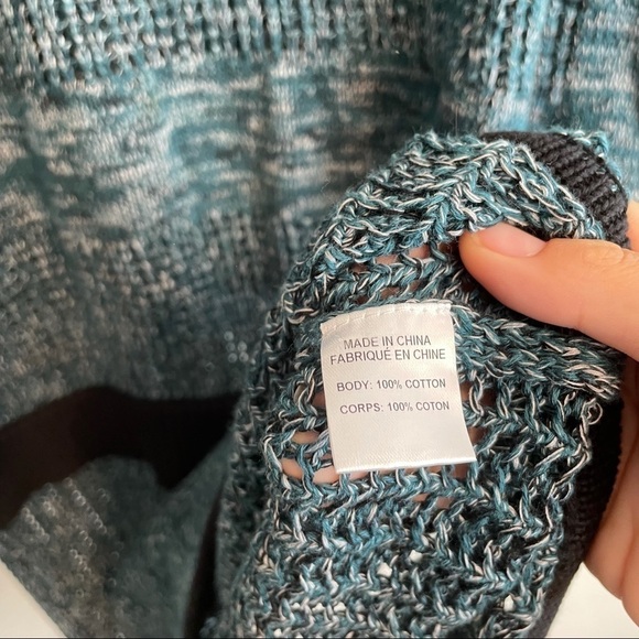 Public School Knit Turquoise Blue Sweater Dress S - Picture 5 of 10